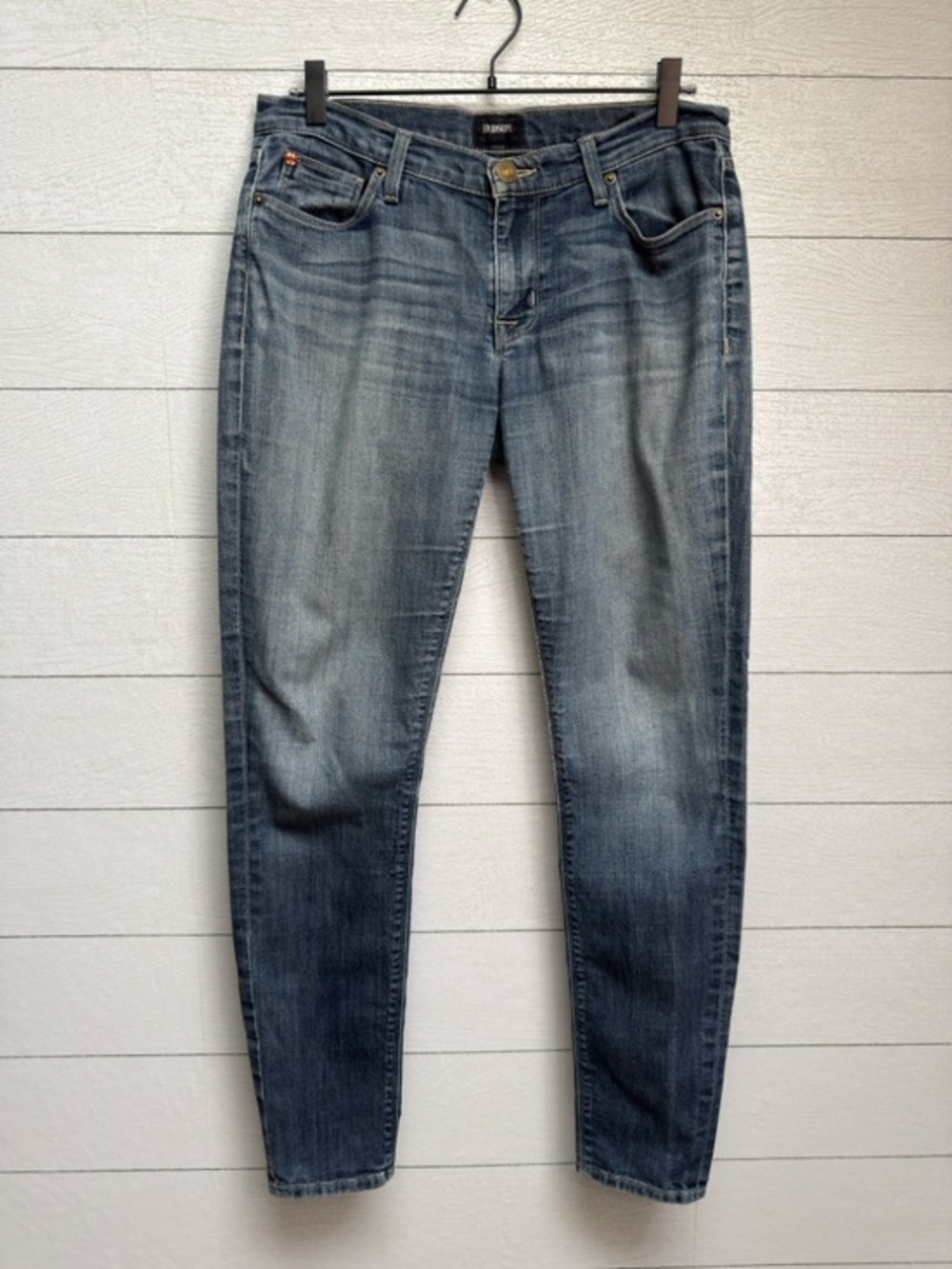 Hudson Krista Super Skinny Jeans Medium Wash California Vintage Low Rise Y2K 29
